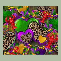 Mardi Gras Hearts Urban Heavy Tee | Teevron