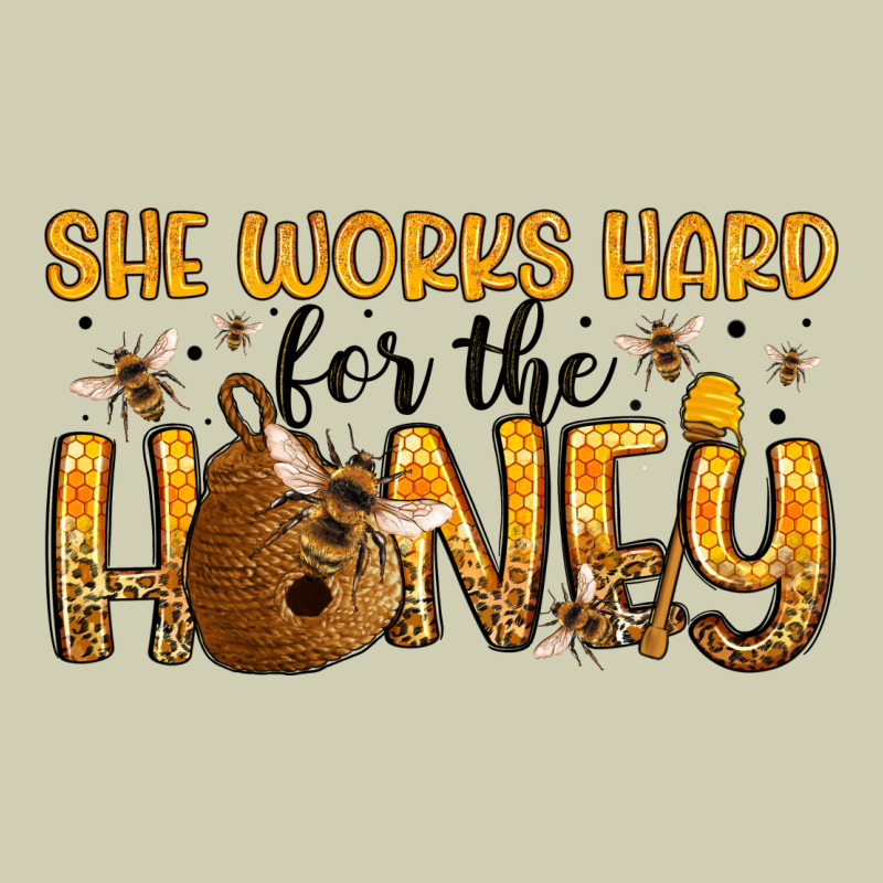 She Works Hard For The Honey Heavy Core Tee by Artiststas | Teevron