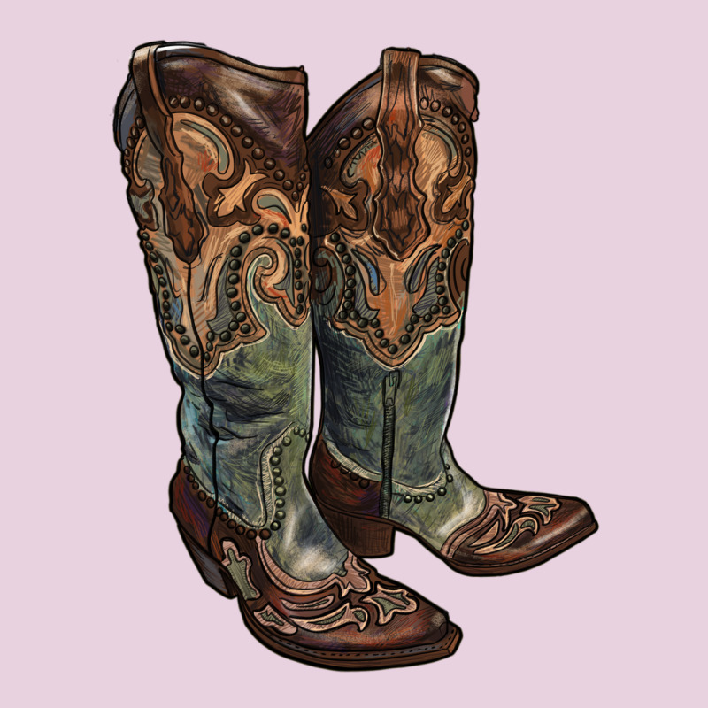 Cowgirl Boots Ladies Tee by RanaPortraitStore | Teevron