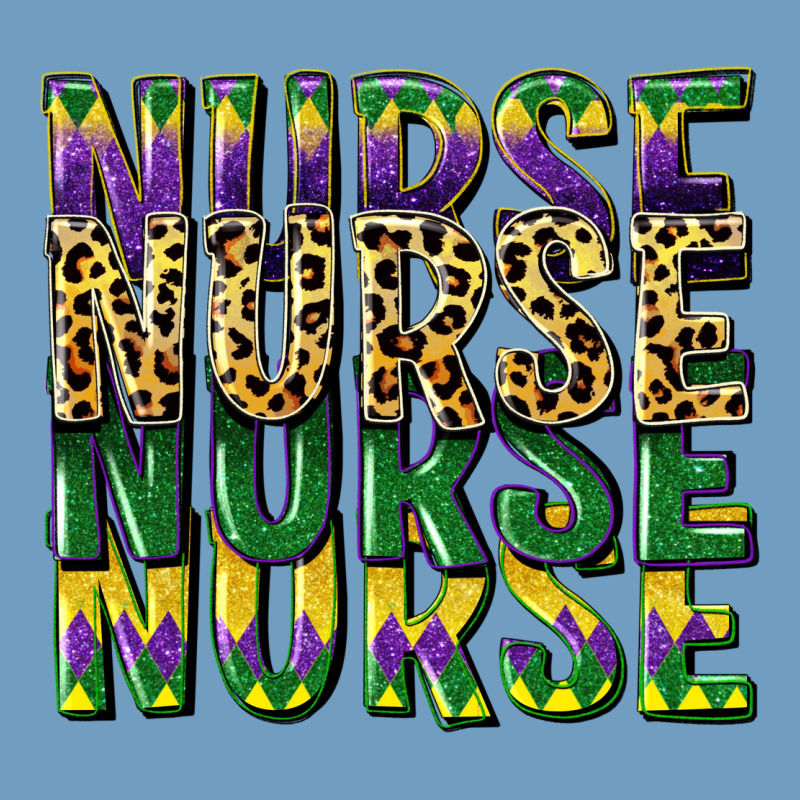 Nurse Mardi Gras Urban Heavy Tee by CowGirlArtShop | Teevron