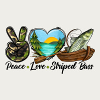 Camouflage Peace Love Striped Bass Zipper Hoodie | Teevron