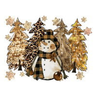 snowman with christmas trees 11inches | Teevron