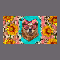 Mama Bear With Sunflowers And Glasses License Plate Premium Sweatshirt | Teevron