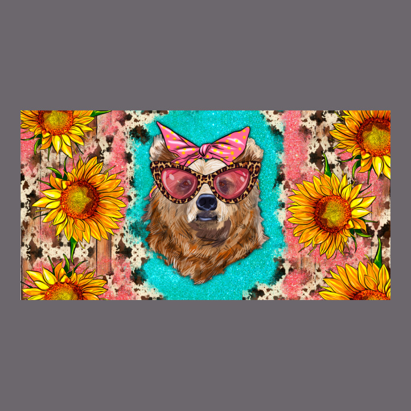 Mama Bear With Sunflowers And Glasses License Plate Premium Sweatshirt by Artiststas | Teevron