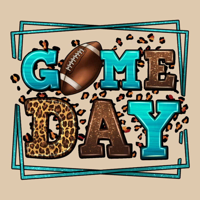 Game Day American Football Leopard Frame Heavyweight Sweatshirt by LillyAllenDesigns | Teevron