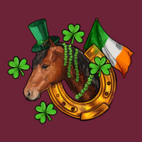 Horse With Horseshoe St. Patrick's Long Sleeve Tee | Teevron