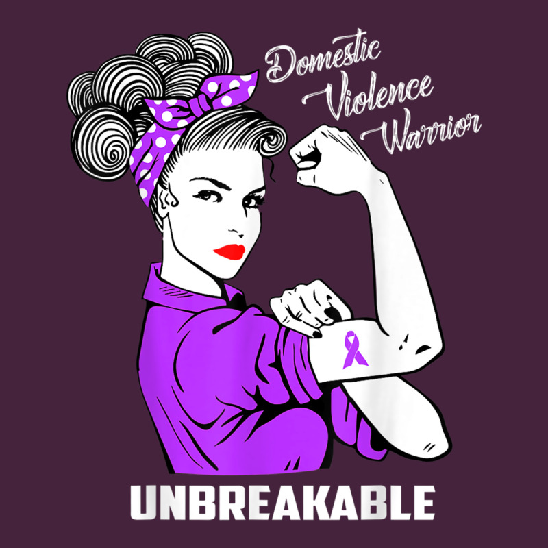 Domestic Violence Warrior Unbreakable Awareness Gift Premium Tee by minhPixels | Teevron