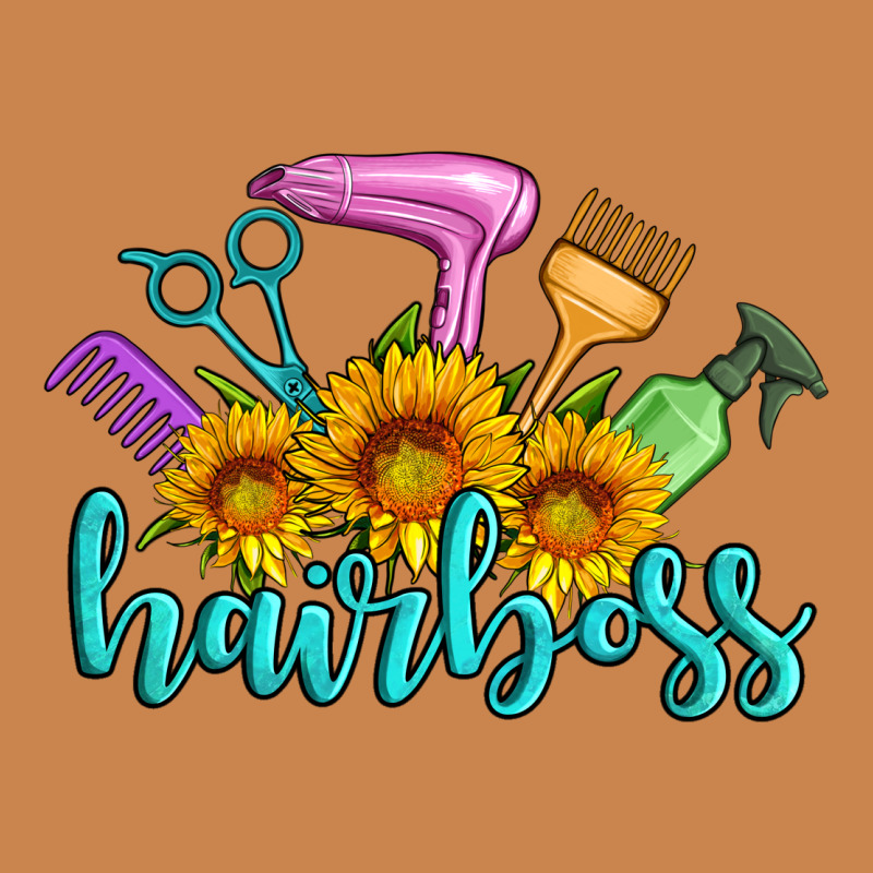 Hairboss Western Sunflowers Hairdresser Heavyweight Hoodie by Artiststas | Teevron