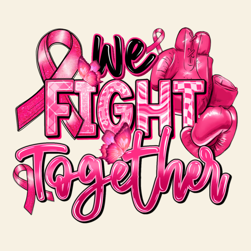 We Fight Together Breast Cancer Vintage Tee by RanaPortraitStore | Teevron