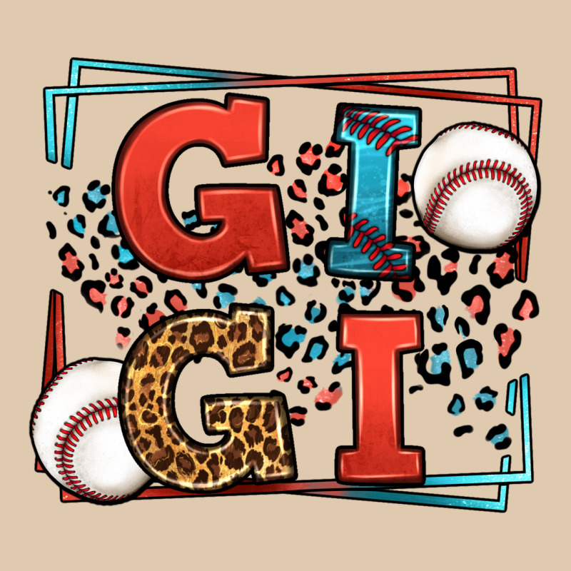 Baseball Gigi Leopard Frame Heavyweight Sweatshirt by LillyAllenDesigns | Teevron