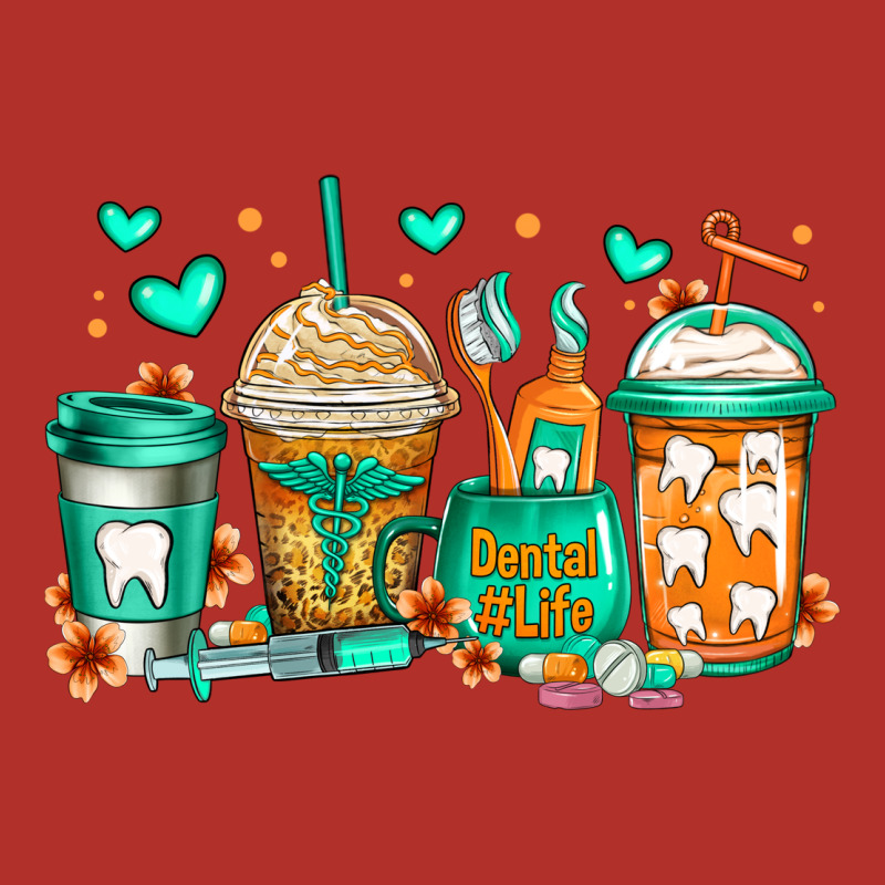 Dental Life Coffee Cups Premium Hoodie by Jasminsmagicworld | Teevron