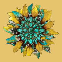 Sunflower With Gemstone And Cowhide Premium Sweatshirt | Teevron