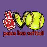 Peace Love Softball Vintage Tee | Teevron