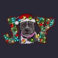 Christmas Pitbull Joy Vintage Tee | Teevron