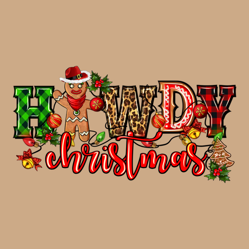 Howdy Christmas Gingerman Bread With Cowboy Vintage Hoodie by CowGirlArtShop | Teevron