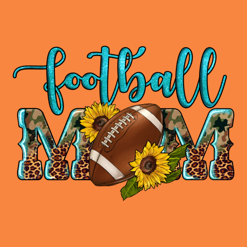 Western Leopard Camouflage Sunflowers  Glitter Mom Football Premium Sweatshirt by Artiststas | Teevron