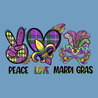 Peace Love Mardi Gras Urban Heavy Tee | Teevron