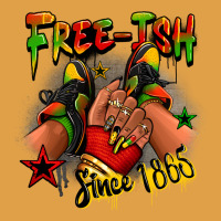 Free-ish Since 1865 Juneteenth Black Girl Sneakers Premium Hoodie | Teevron