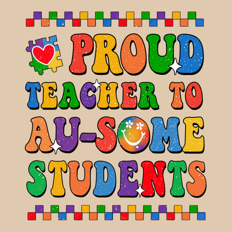 Proud Teacher To Au-some Student Heavyweight Sweatshirt by CowhideDigitalArt | Teevron