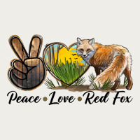 Peace Love Red Fox Zipper Hoodie | Teevron