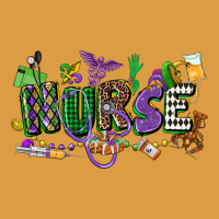 Nurse Mardi Gras Urban Heavy Tee | Teevron