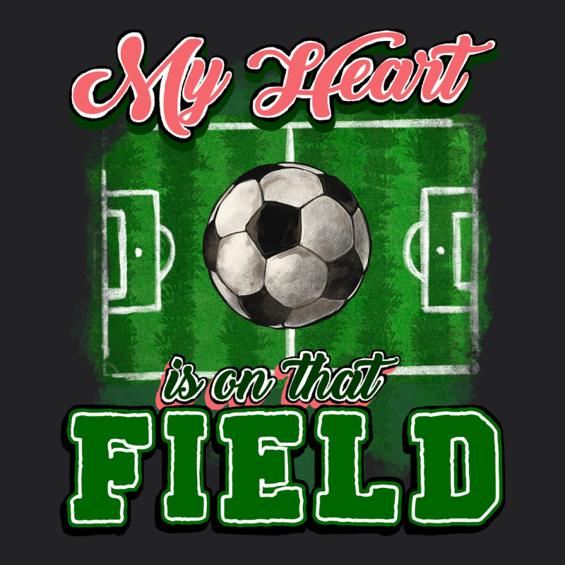 My Heart Is On That Court Soccer Vintage Tee by HowdyJamesFarm | Teevron