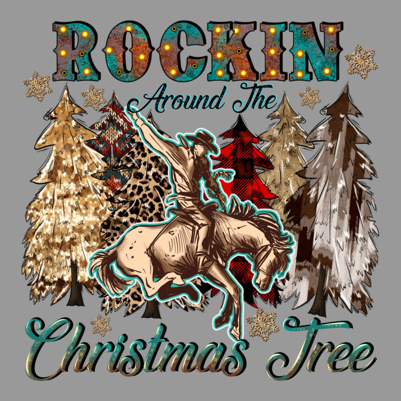 Rockin Around The Christmas Tree Vintage Hoodie by CowGirlArtShop | Teevron