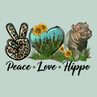 Peace Love Hippo Zipper Hoodie | Teevron