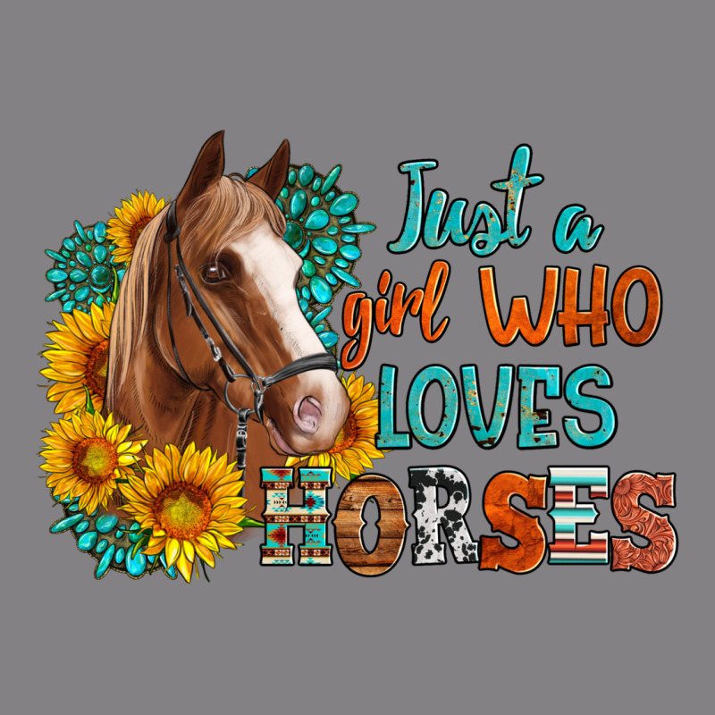 Just A Girl Who Loves Horses Heavyweight Hoodie by Artiststas | Teevron