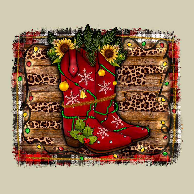 Cowboy Boots Christmas Heavy Core Tee by JahusDesignShop | Teevron
