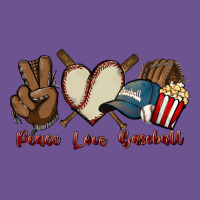Peace Love Baseball Vintage Tee | Teevron