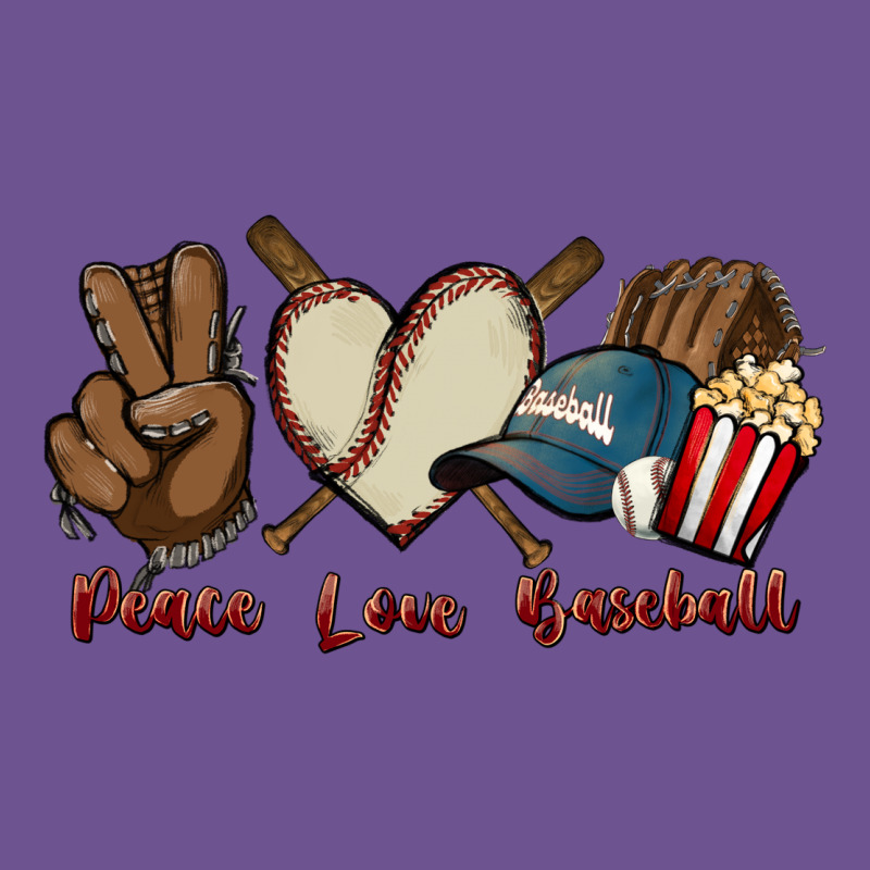 Peace Love Baseball Vintage Tee by HowdyJamesFarm | Teevron