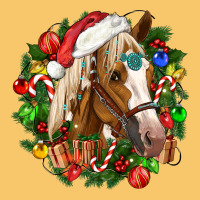 Horse Christmas Wreath Vintage Hoodie | Teevron