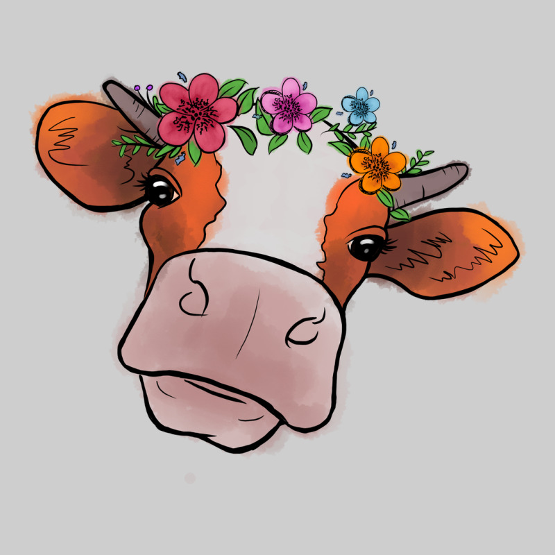 Cow With Flowers Premium Tee by Bettercallsaul | Teevron