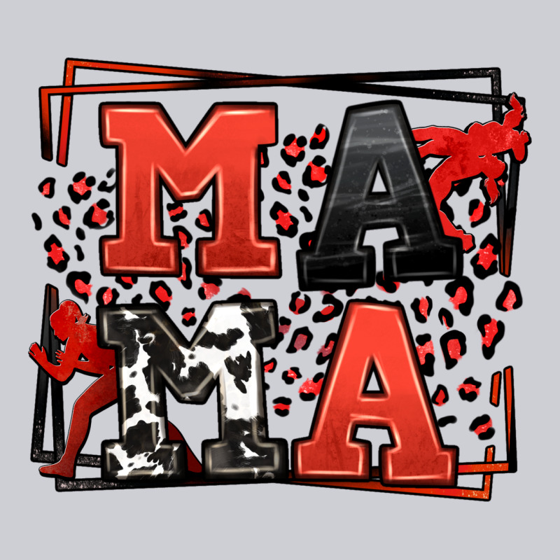 Wrestling Mama Red And Black Heavyweight Sweatshirt by LillyAllenDesigns | Teevron