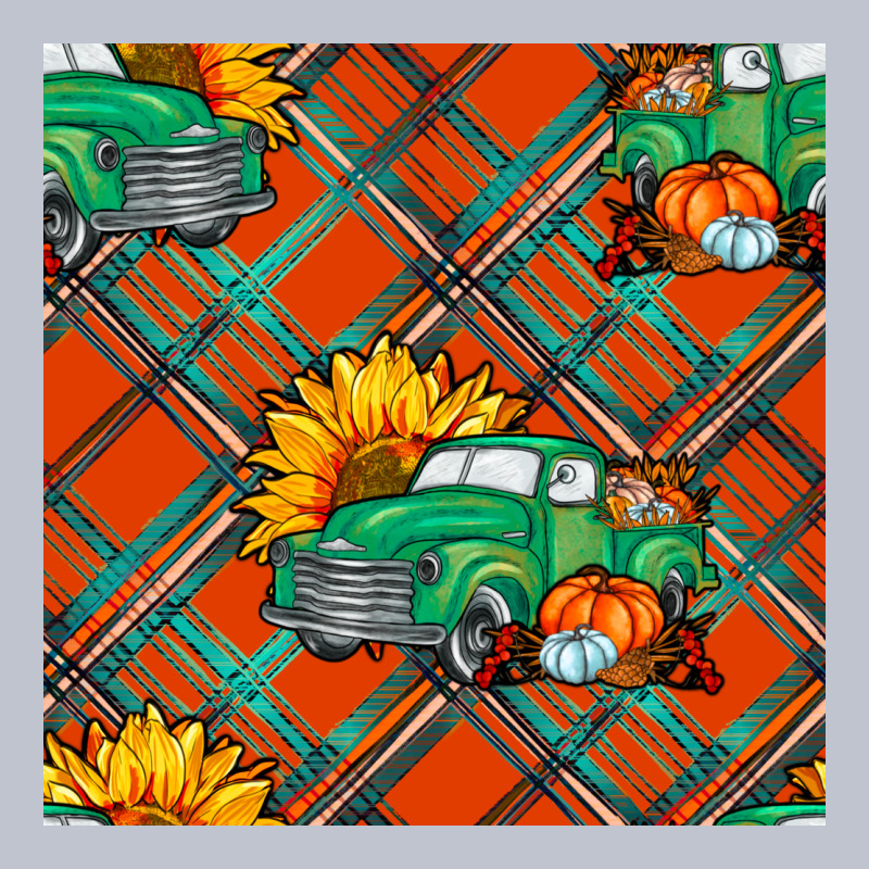 Fall Truck Seamless Pattern Premium Hoodie by BundleAndBundleShop | Teevron