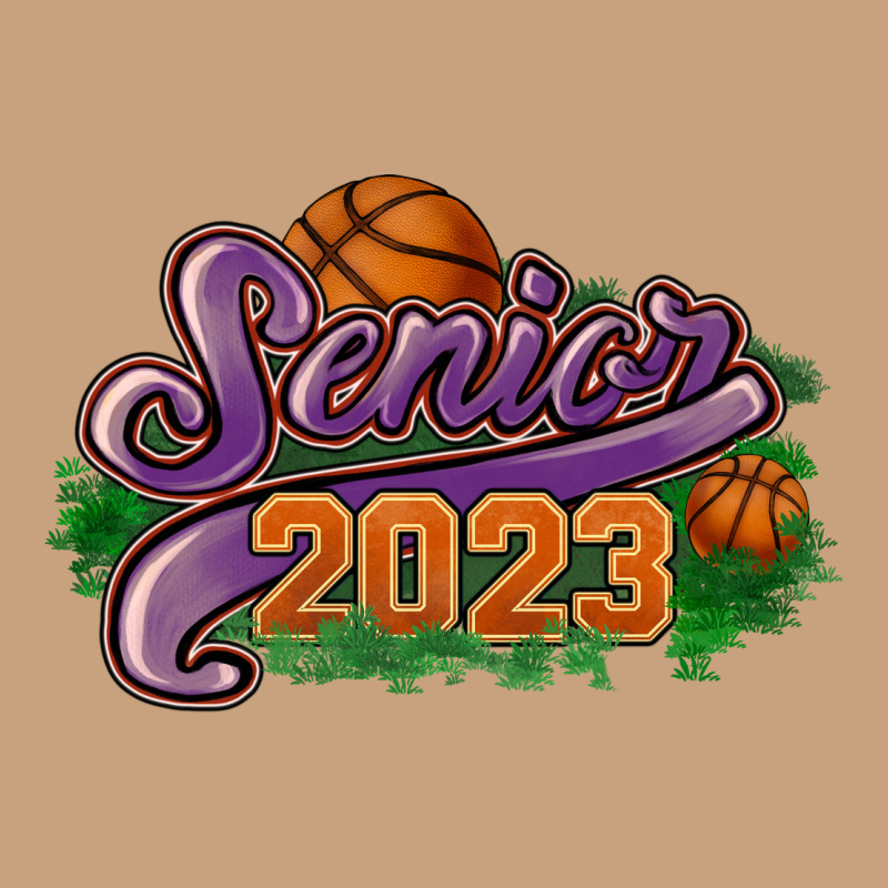 Senior 2023 Basketball Vintage Tee by HowdyJamesFarm | Teevron