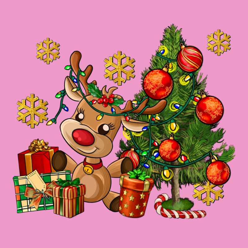 Reindeer And Christmas Tree Urban Hoodie by AdoDesignShop | Teevron