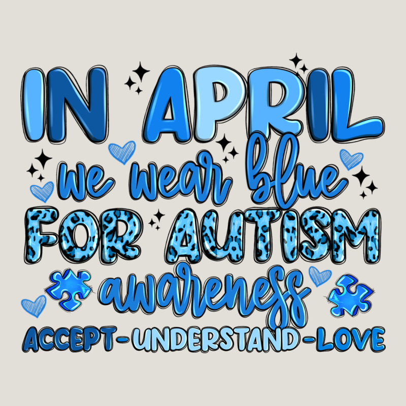 In April We Wear Blue For Autism Awareness Heavy Core Tee by Artiststas | Teevron