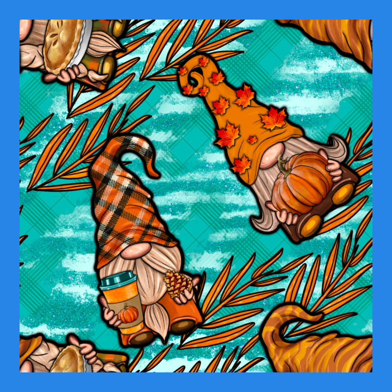 Fall Gnomes Seamless Pattern Premium Hoodie by BundleAndBundleShop | Teevron