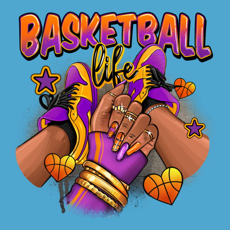 Basketball Life Afro Girl Sneakers Premium Hoodie by RanaPortraitStore | Teevron