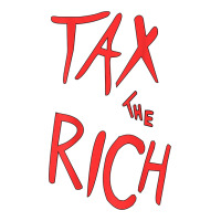 tax the rich shirt (on back)political t shirts for women men t shirt | Teevron