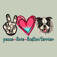 Peace Love Boston Terrier Long Sleeve Tee | Teevron