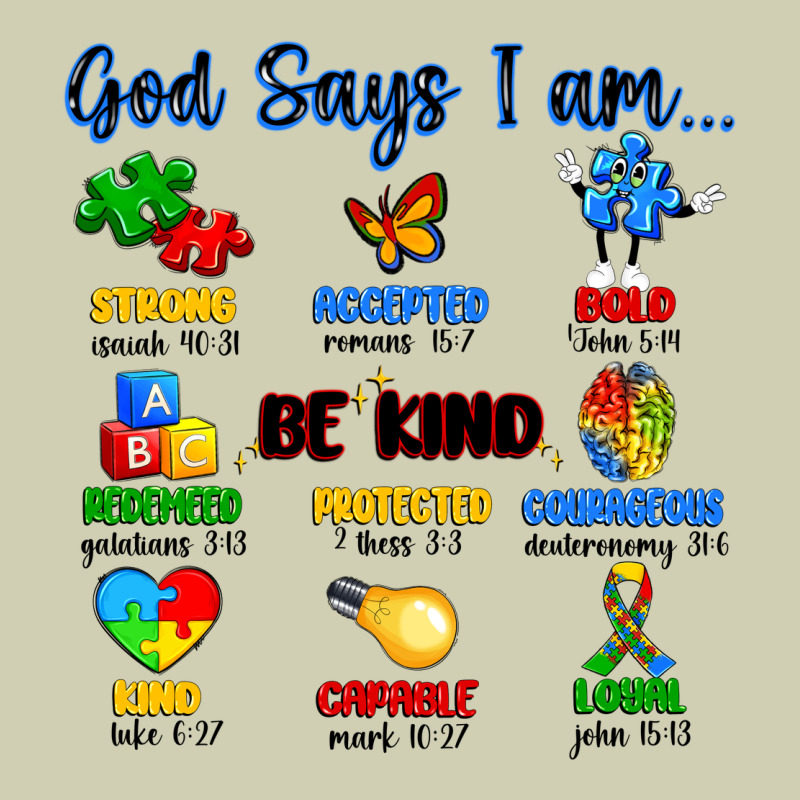 God Says I Am Autism Heavy Core Tee by Artiststas | Teevron
