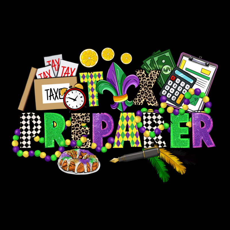 Tax Preparer Mardi Gras Urban Heavy Tee by CowGirlArtShop | Teevron