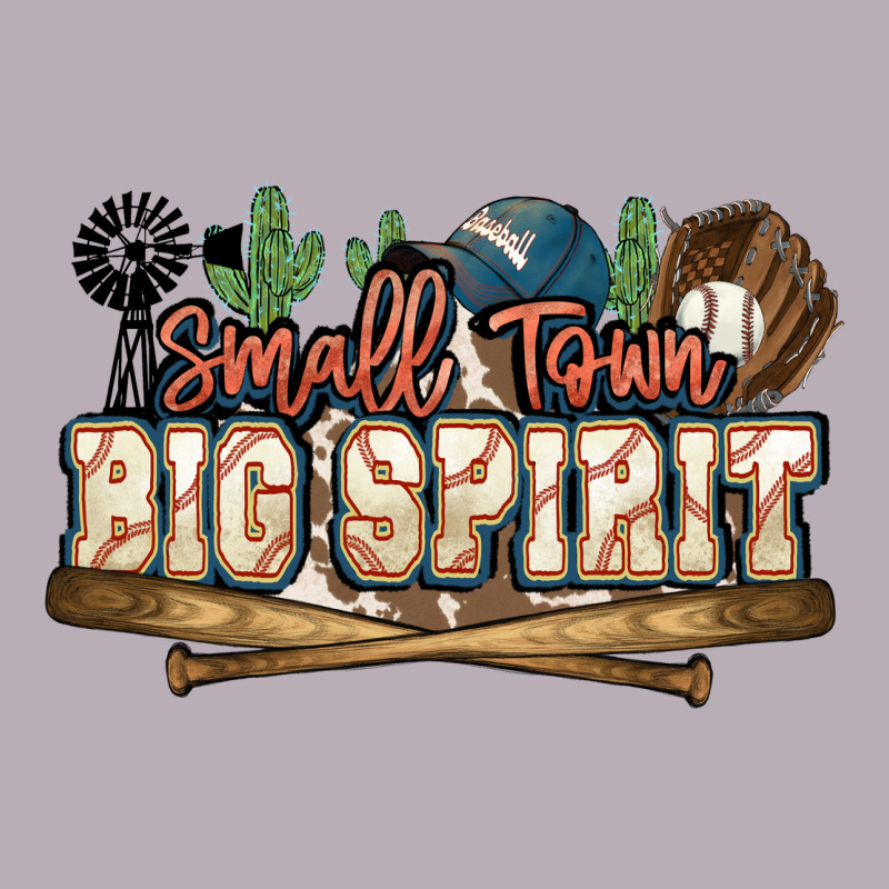 Small Town Big Spirit Baseball Vintage Tee by HowdyJamesFarm | Teevron