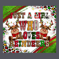 Just A Girl Who Loves Reindeer Vintage Hoodie | Teevron