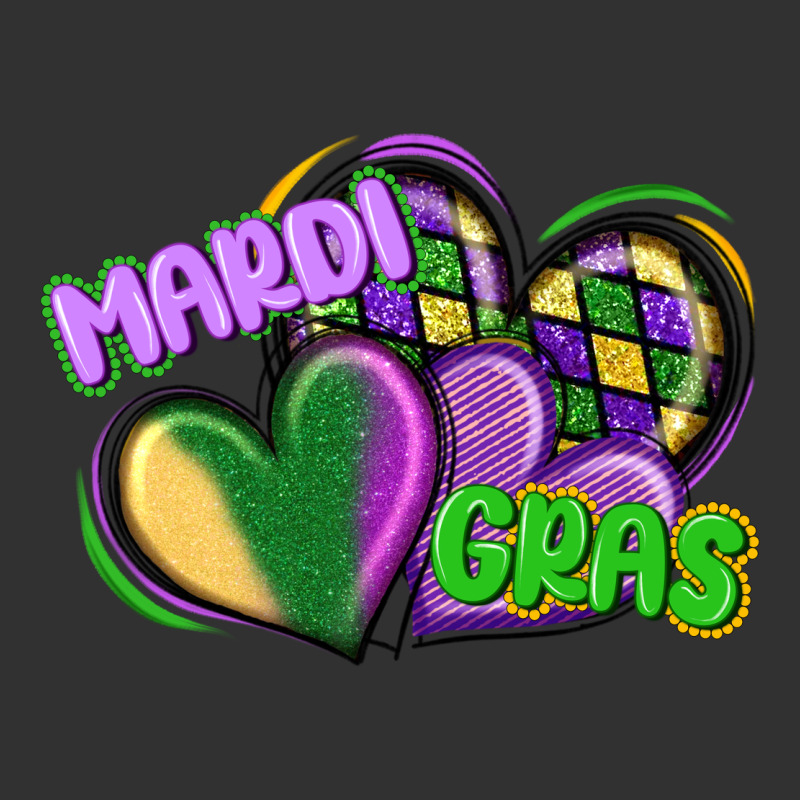 Mardi Gras Heart Urban Heavy Tee by CowGirlArtShop | Teevron