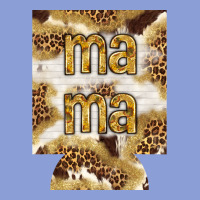 Mama With Leopard And Cowhide Regular Can Cooler Long Sleeve Tee | Teevron