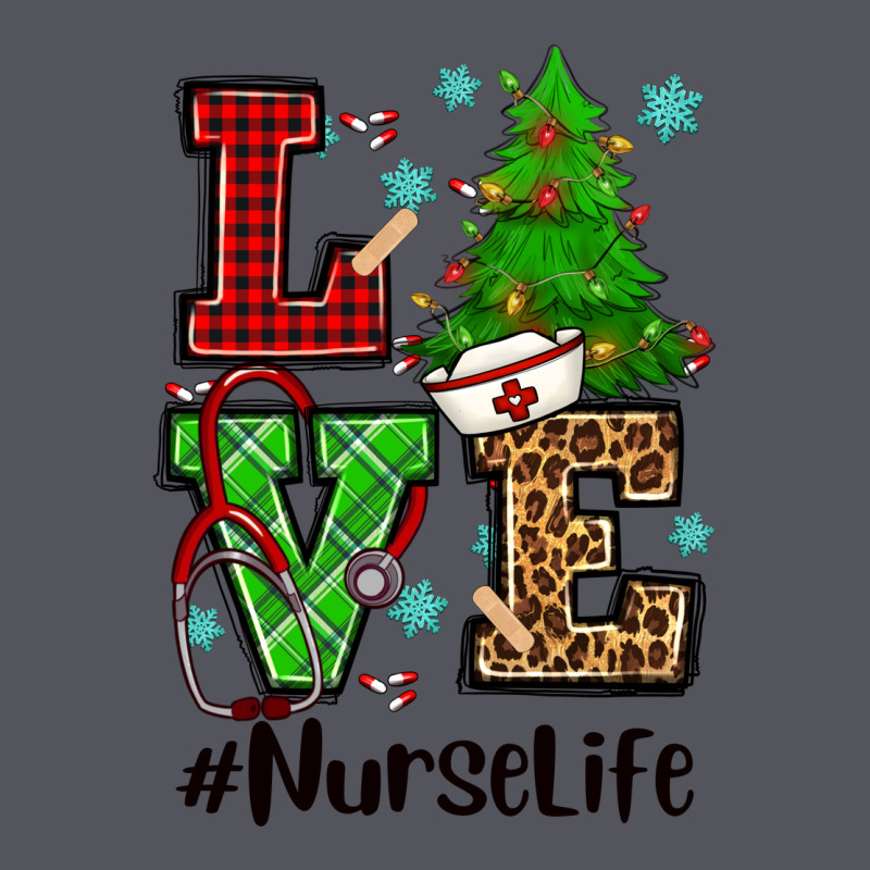 Love Nurse Life Christmas Vintage Hoodie by CowGirlArtShop | Teevron